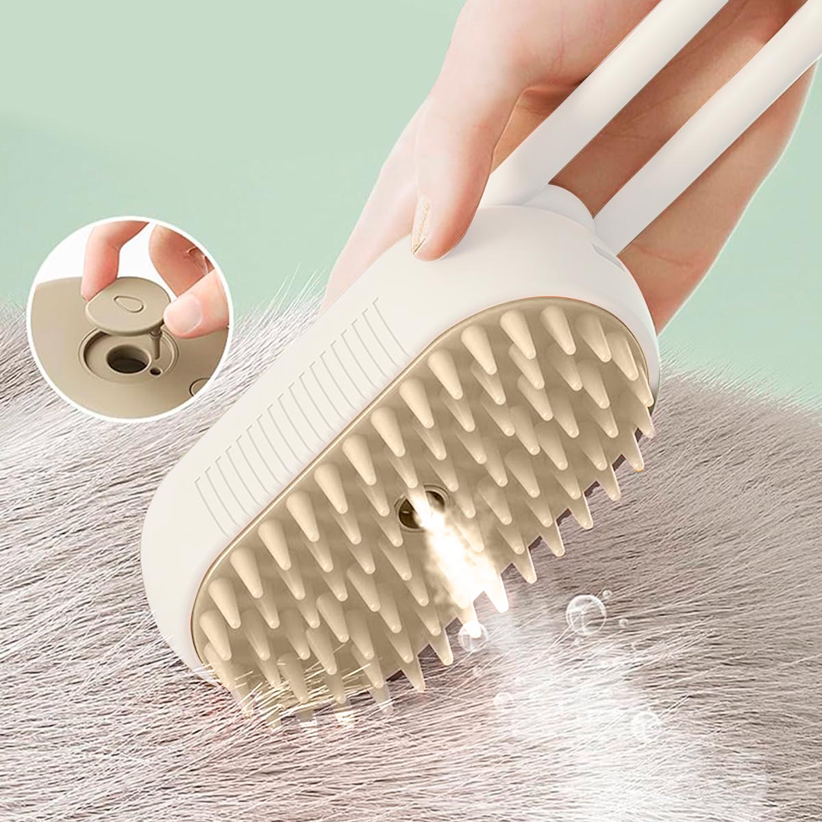 Miniatura 8 de Cepillo Vaporizador Quita pelos KP-2165